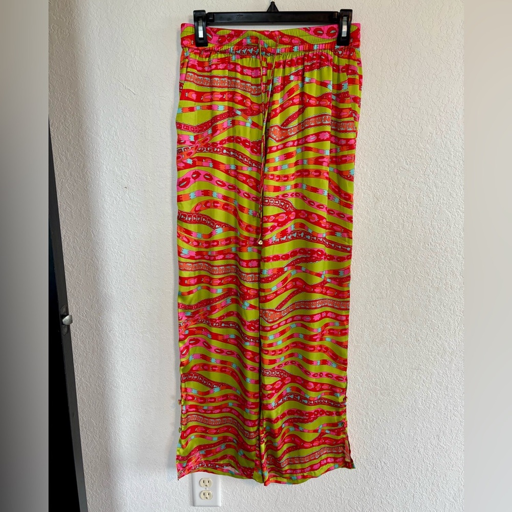 Julie Brown Colorful Striped Pants. Perfect for summer or a resort!